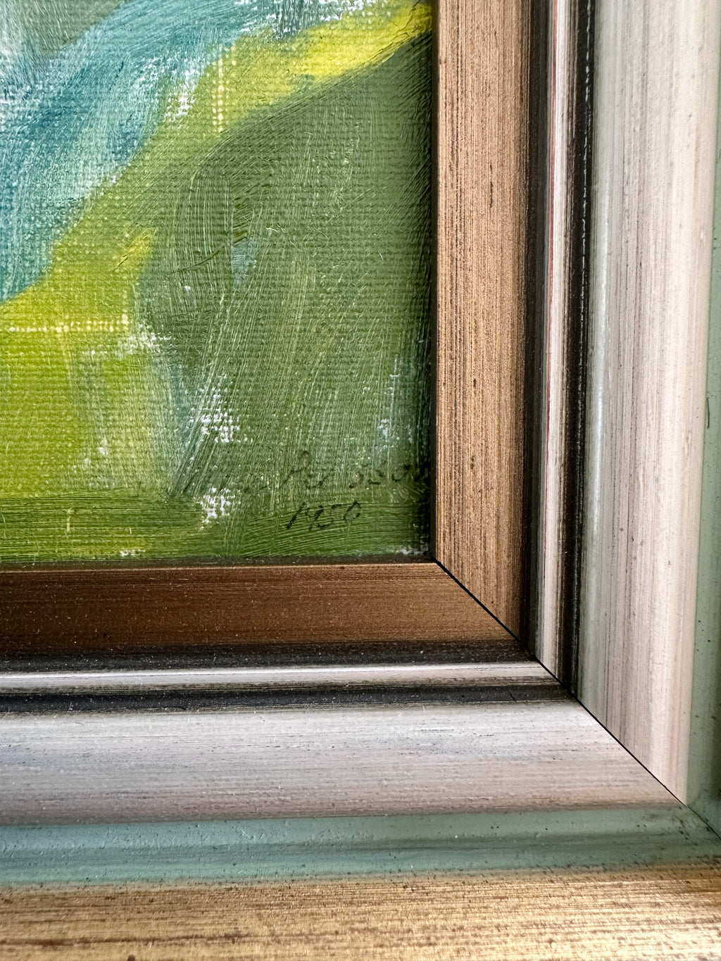 Swedish Mid-Century Green Landscape